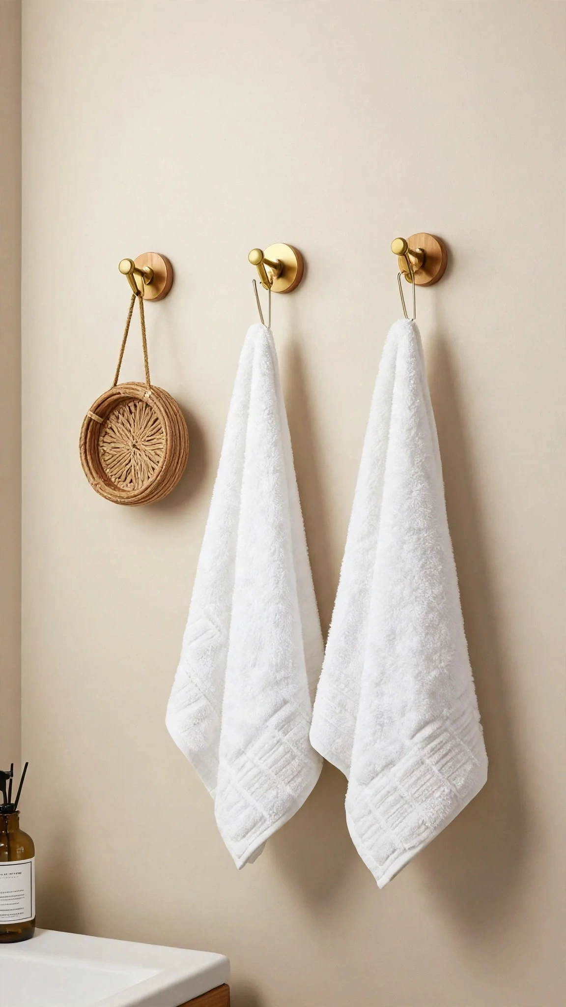 Pure White Luxury Hand Towel Set of 2