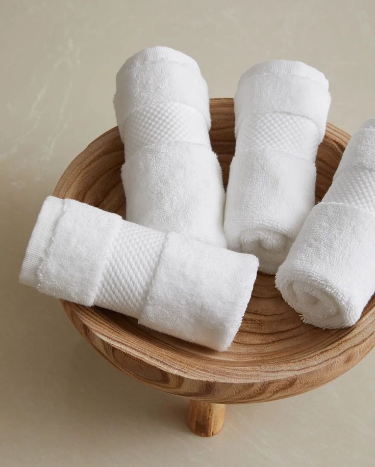 White Luxury Face Towel Set of 4