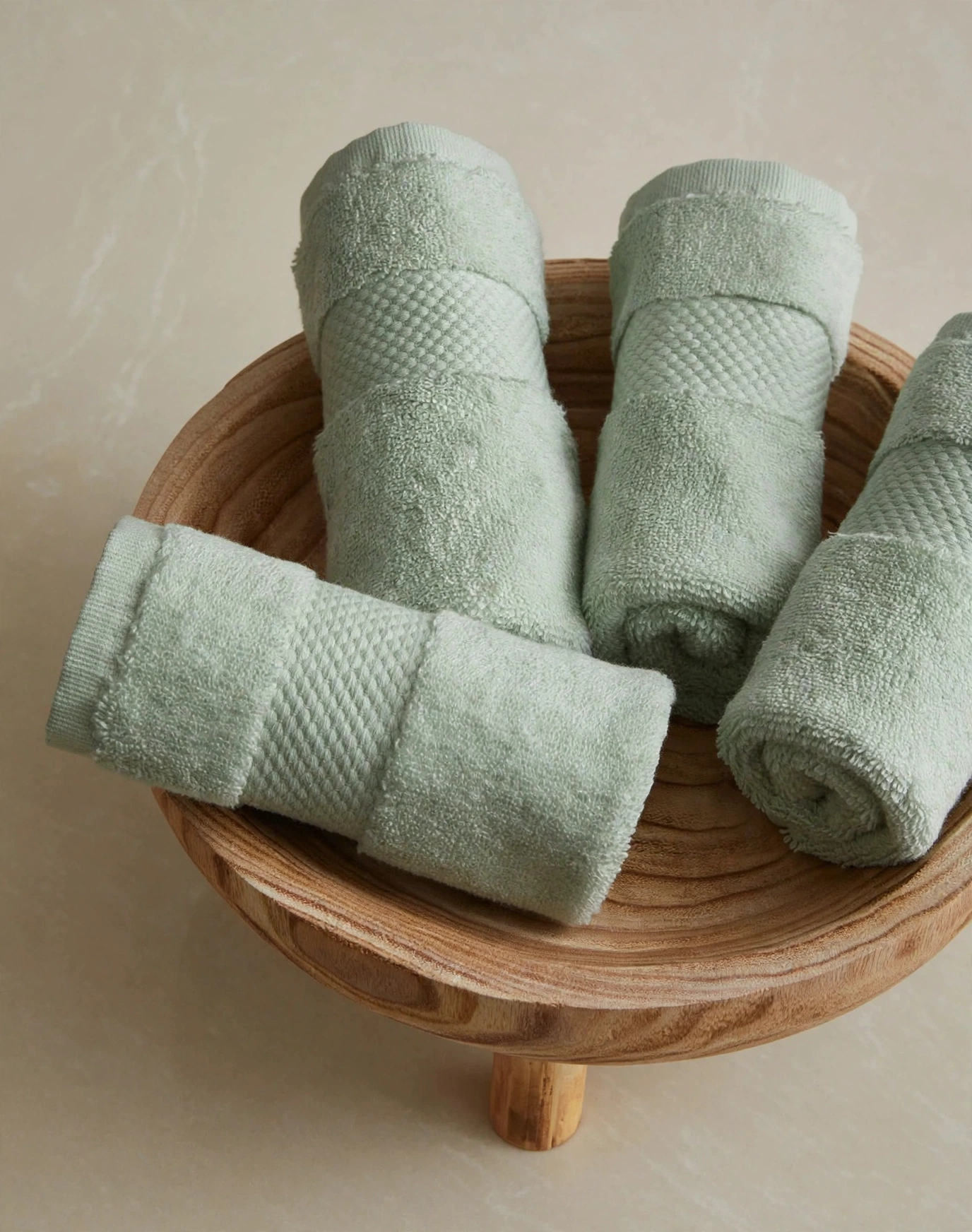 Eucalyptus Luxury Face Towel Set of 4