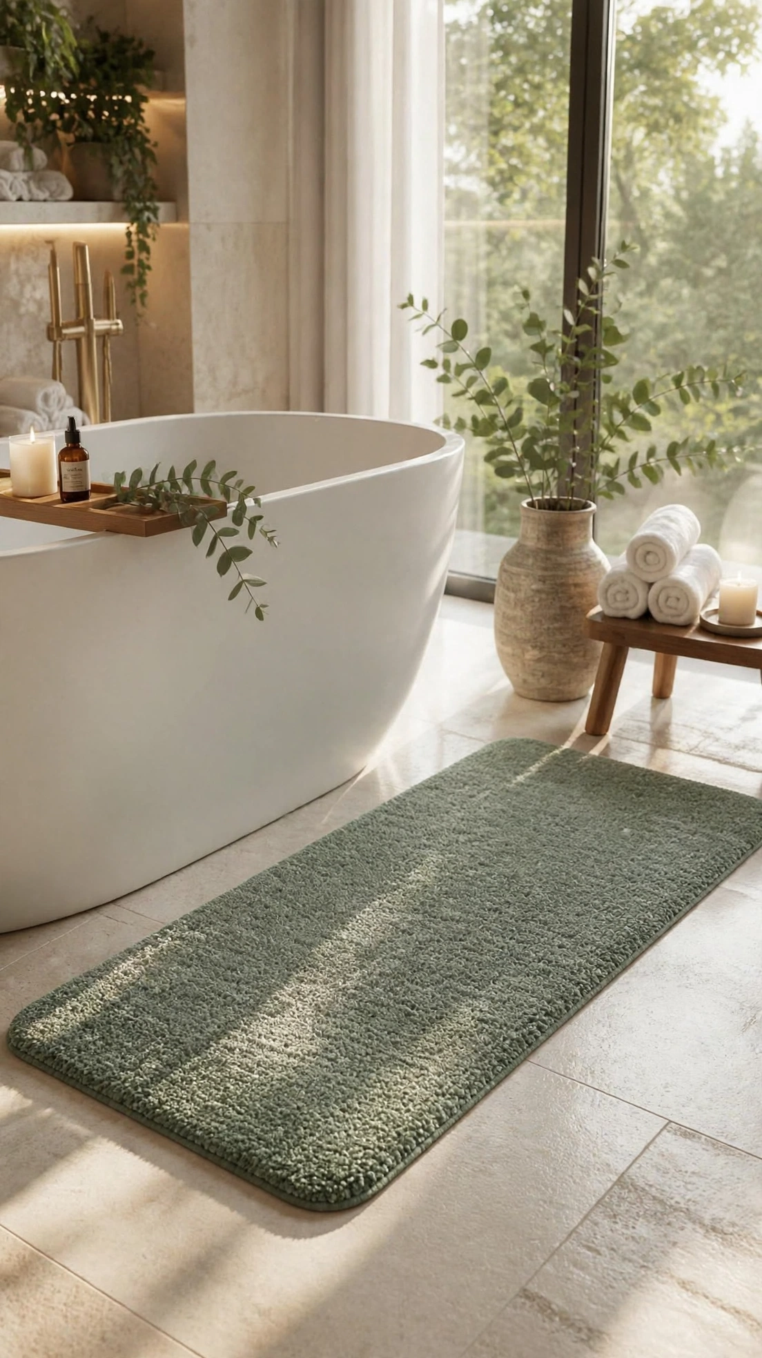 Sage Green Bath Mat