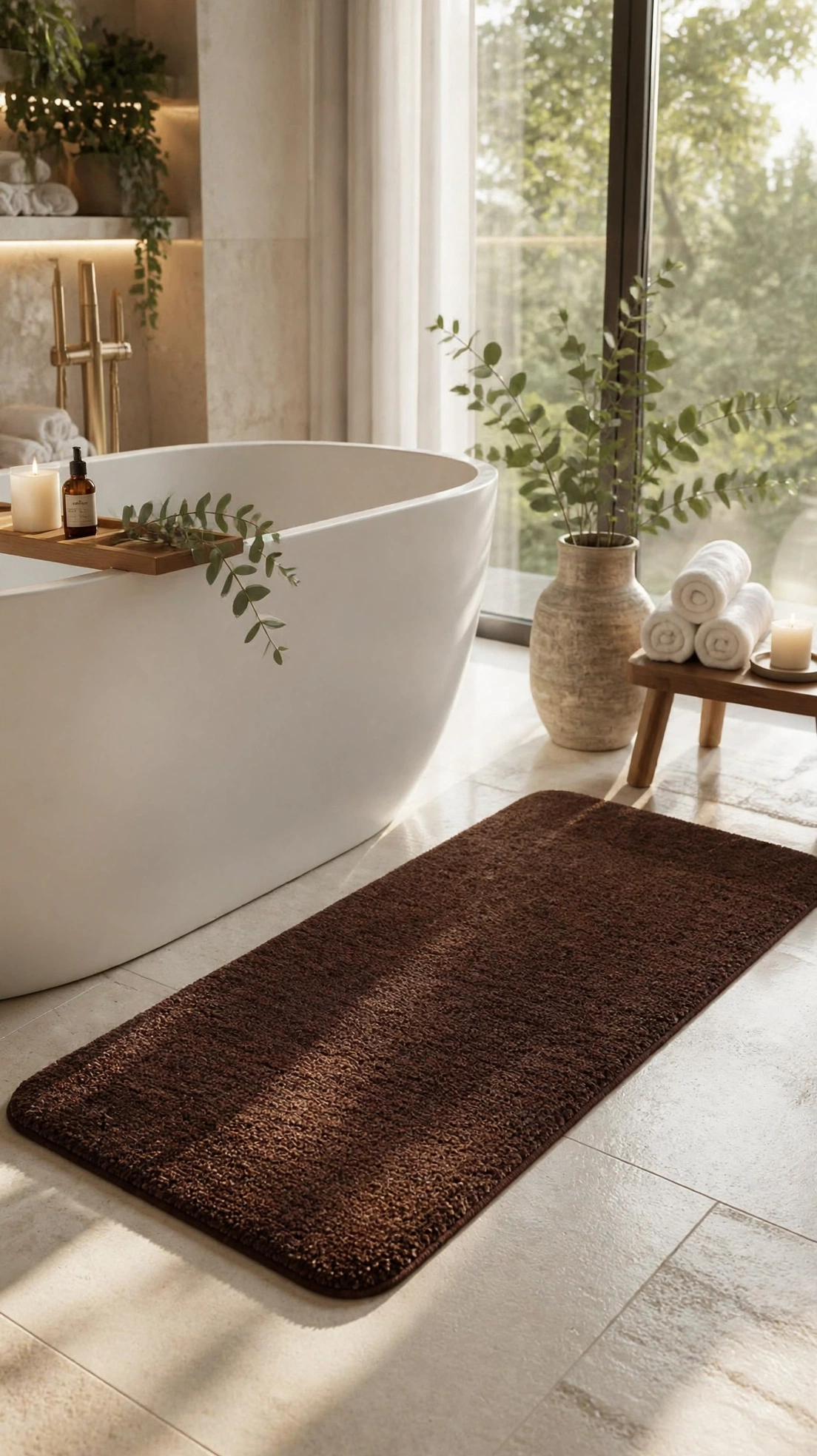 Chocolate Brown Bath Mat