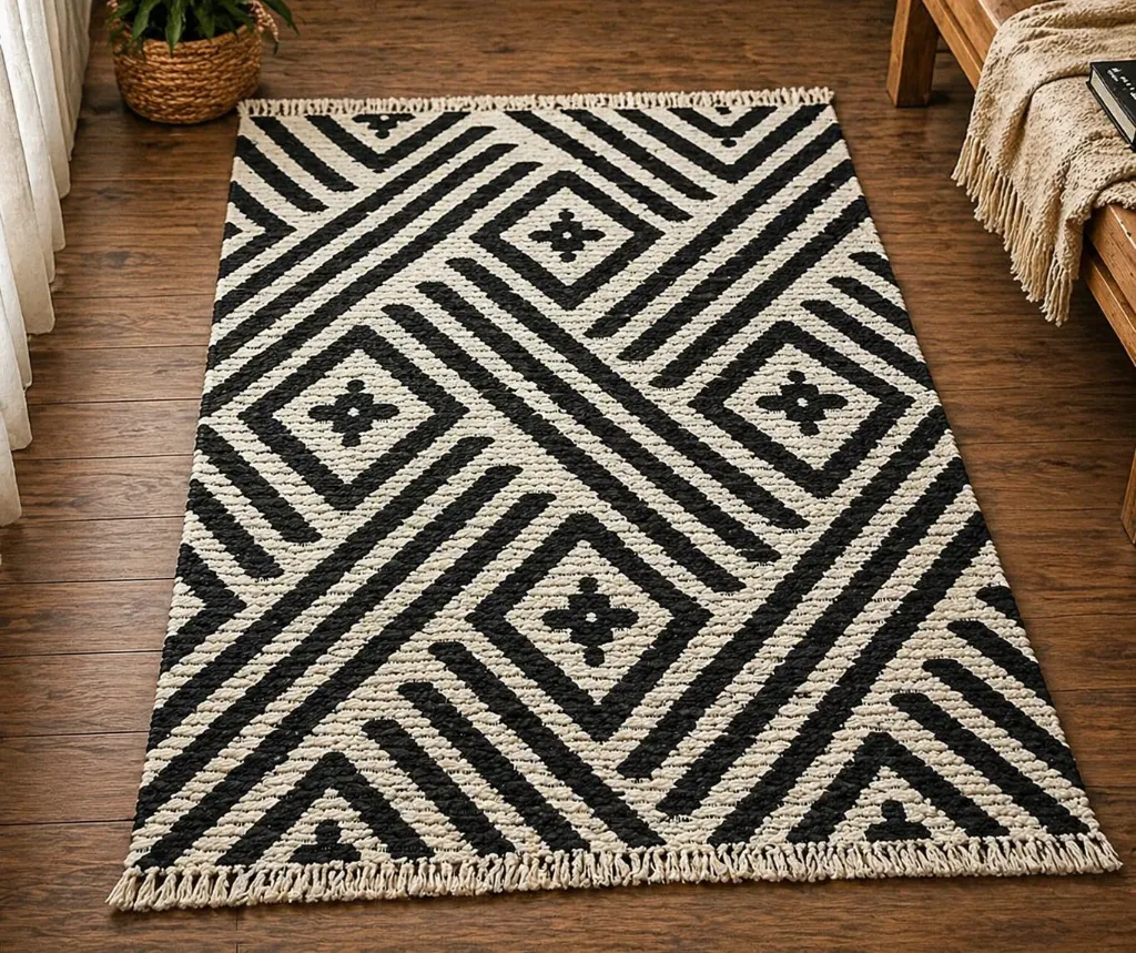 Handwoven Cotton Rug