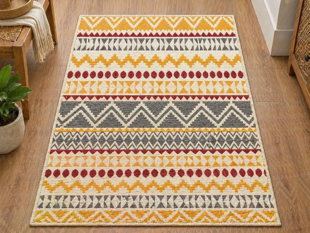 Handwoven Cotton Rug