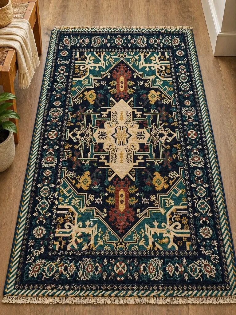 Handwoven Oriental-Style Rug