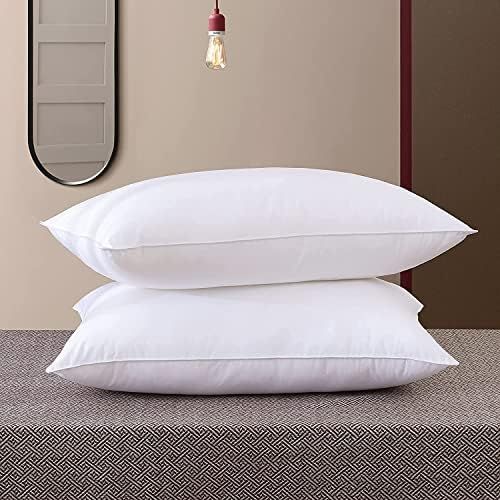 Basic White Solid Plain Pillow Covers - Pack Of 2